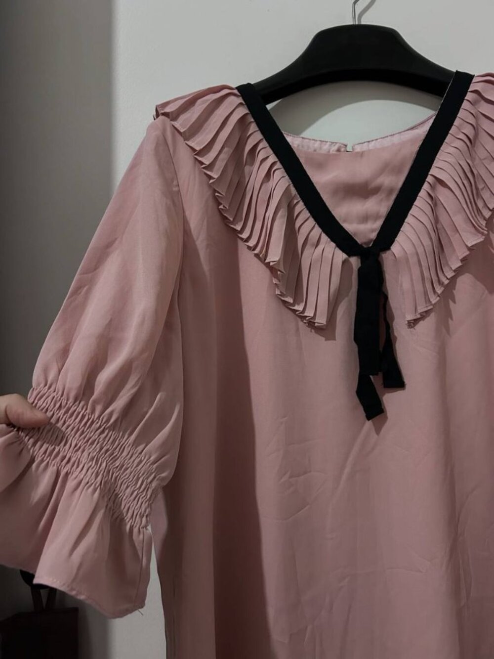 Pink Ruffle Blouse - Picture 2 of 3